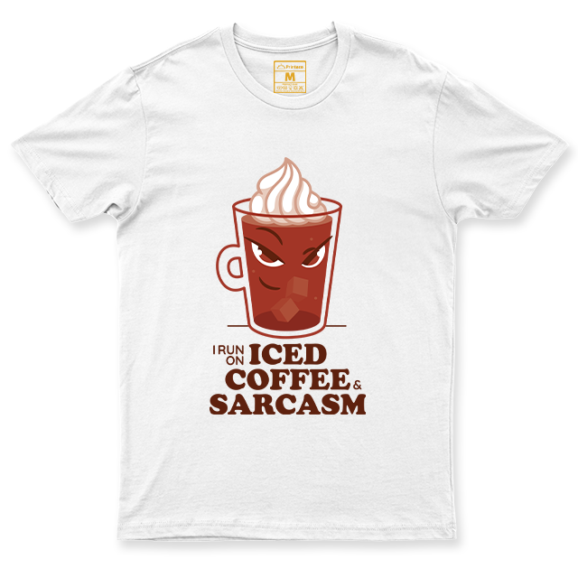 C.Spandex Shirt: Iced Coffee Sarcasm