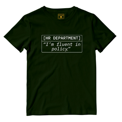 Cotton Shirt: Im Fluent In Policy