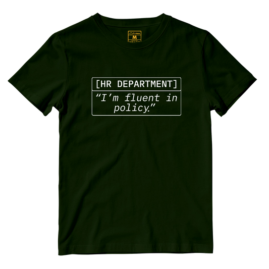 Cotton Shirt: Im Fluent In Policy