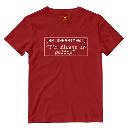 Cotton Shirt: Im Fluent In Policy