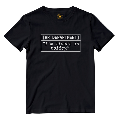 Cotton Shirt: Im Fluent In Policy