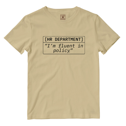 Cotton Shirt: Im Fluent In Policy