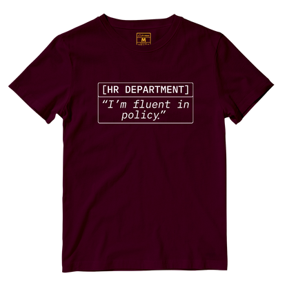 Cotton Shirt: Im Fluent In Policy