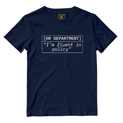 Cotton Shirt: Im Fluent In Policy
