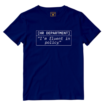 Cotton Shirt: Im Fluent In Policy