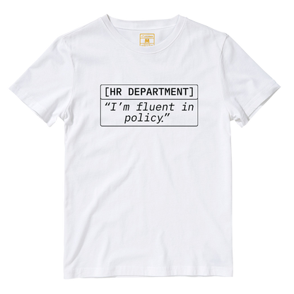 Cotton Shirt: Im Fluent In Policy