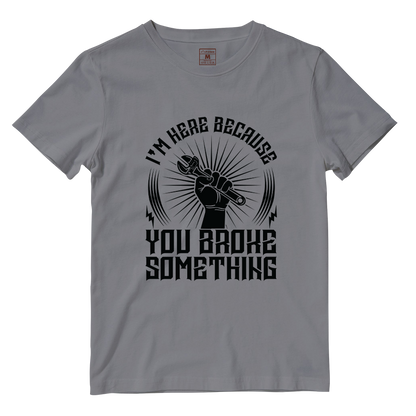 Cotton Shirt: Im Here Because