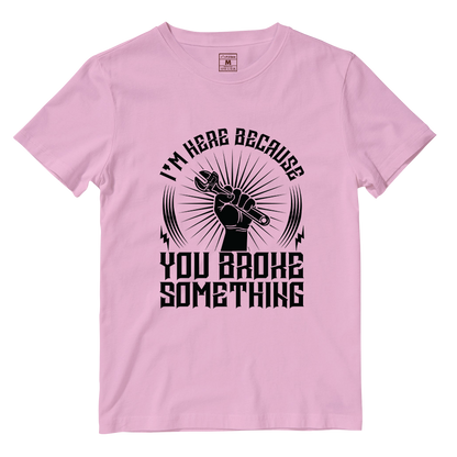 Cotton Shirt: Im Here Because