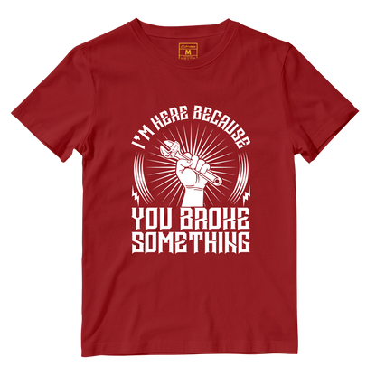 Cotton Shirt: Im Here Because