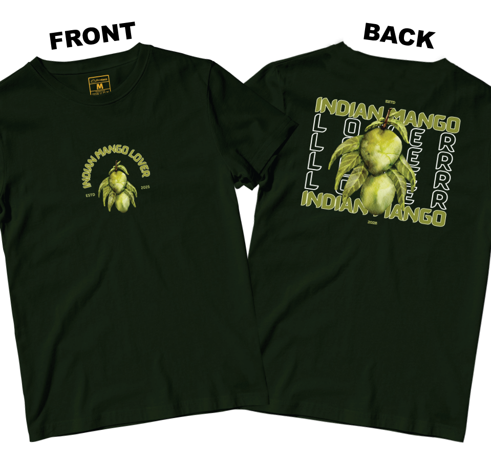 Cotton Shirt: Indian Mango (Front and Back)