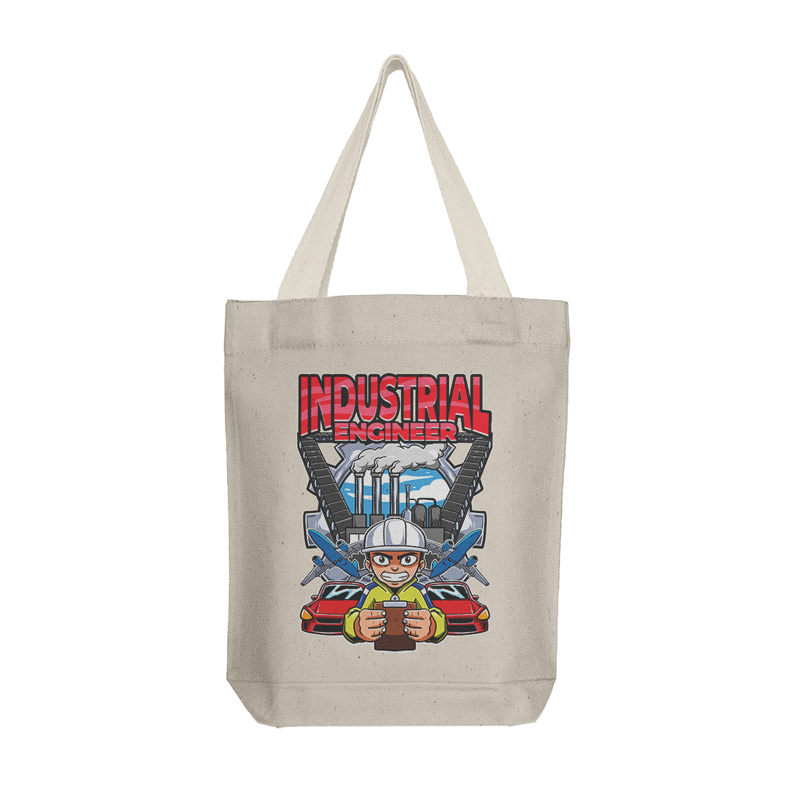 Tote Bag: Industrial Engineer Male