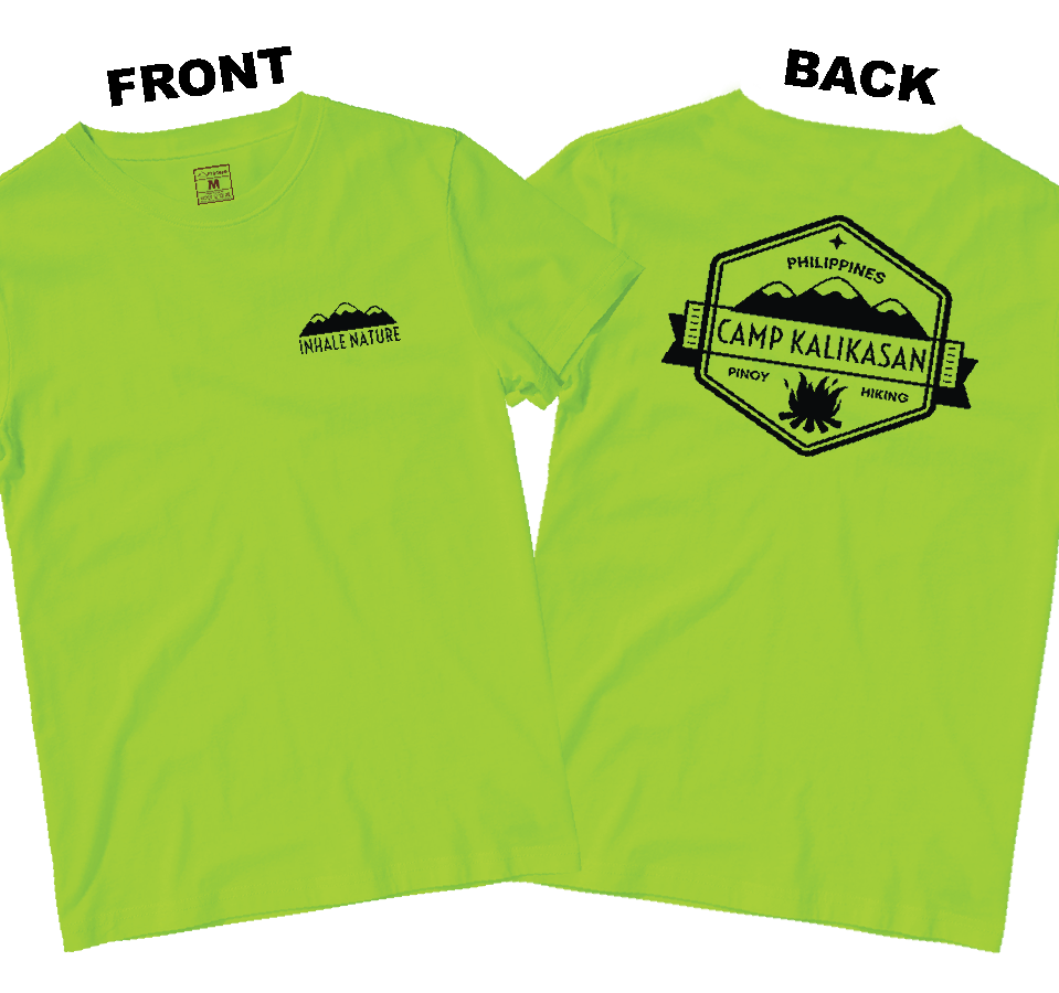 Drifit Shirt: Inhale Nature (Front and Back)