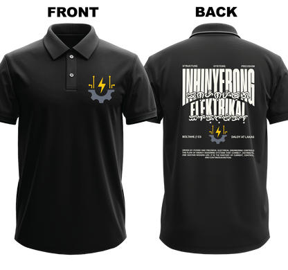 Drifit Polo Shirt: Inhinyerong Elektrikal (Front & Back)