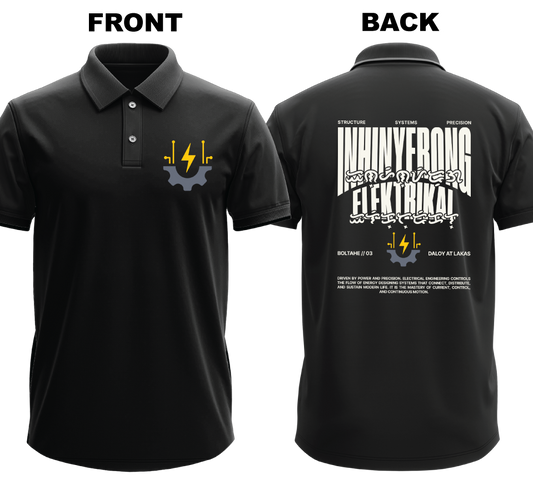 Drifit Polo Shirt: Inhinyerong Elektrikal (Front & Back)