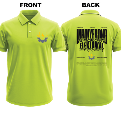 Drifit Polo Shirt: Inhinyerong Elektrikal (Front & Back)