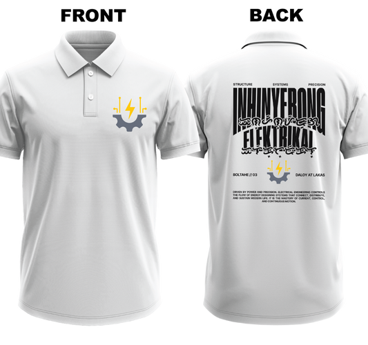 Drifit Polo Shirt: Inhinyerong Elektrikal (Front & Back)