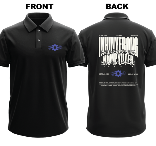 Drifit Polo Shirt: Inhinyerong Kompyuter (Front & Back)