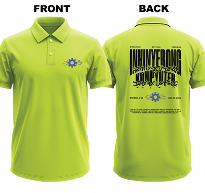 Drifit Polo Shirt: Inhinyerong Kompyuter (Front & Back)