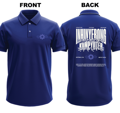 Drifit Polo Shirt: Inhinyerong Kompyuter (Front & Back)