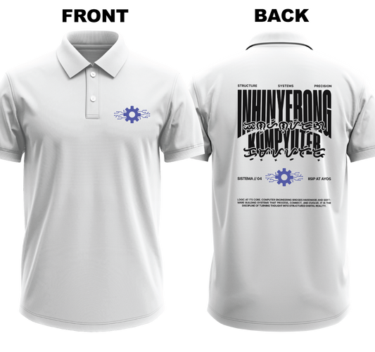 Drifit Polo Shirt: Inhinyerong Kompyuter (Front & Back)
