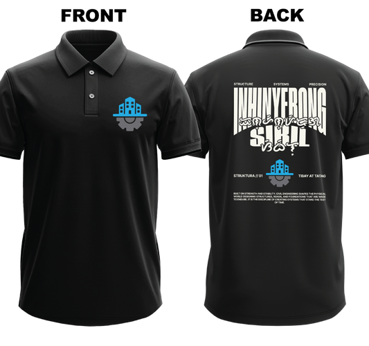 Drifit Polo Shirt: Inhinyetong Sibil (Front & Back)