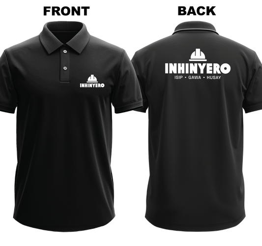 Drifit Polo Shirt: Isip Gawa Husay (Front & Back)