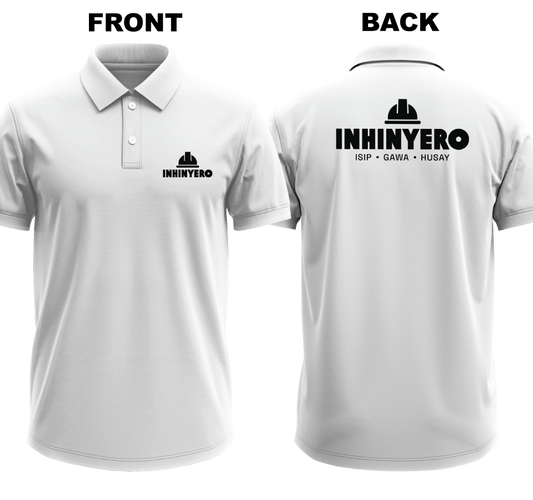 Drifit Polo Shirt: Isip Gawa Husay (Front & Back)