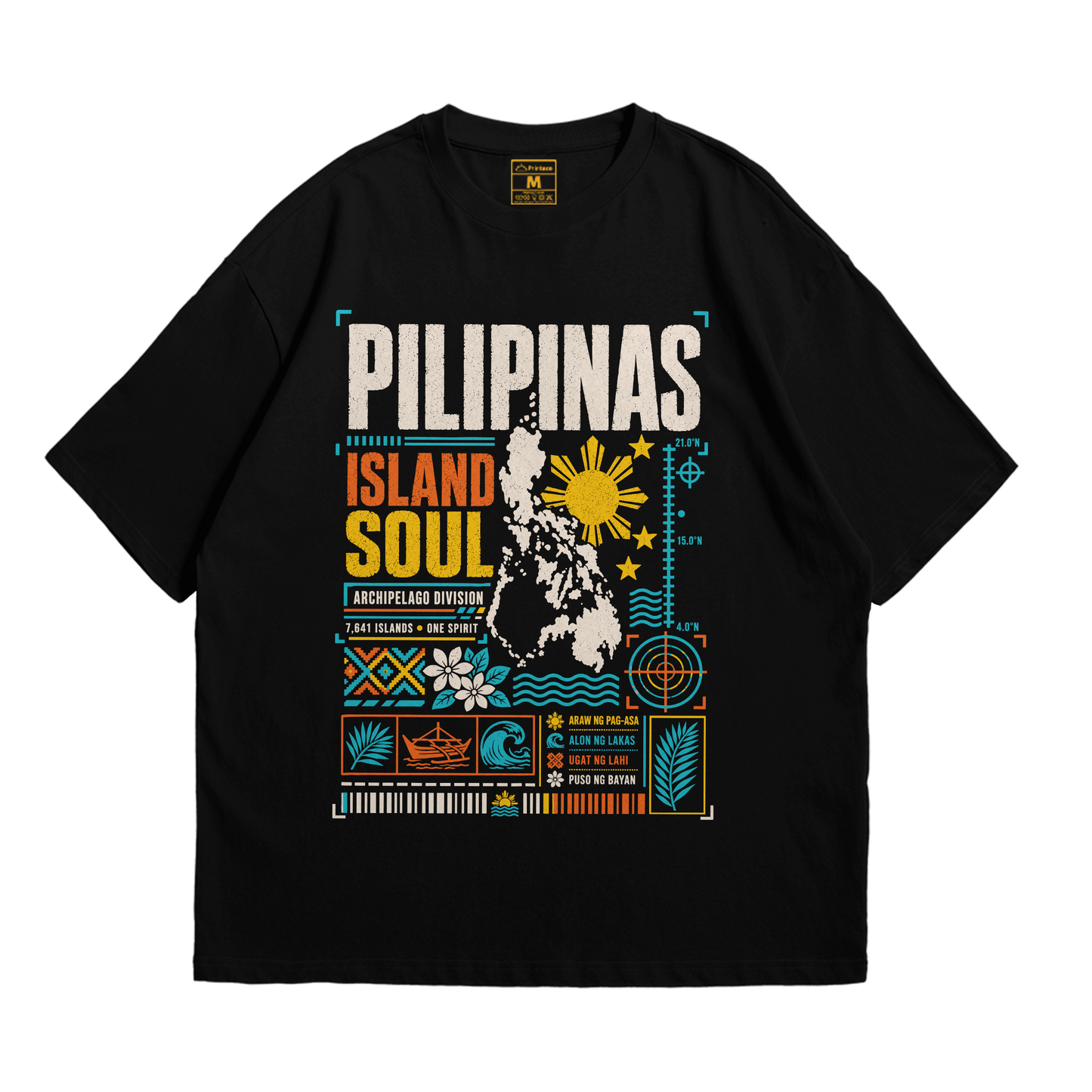 Premium Oversized Cotton Shirt: Island Soul