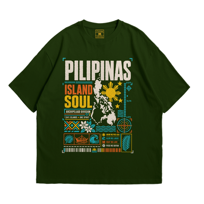 Premium Oversized Cotton Shirt: Island Soul