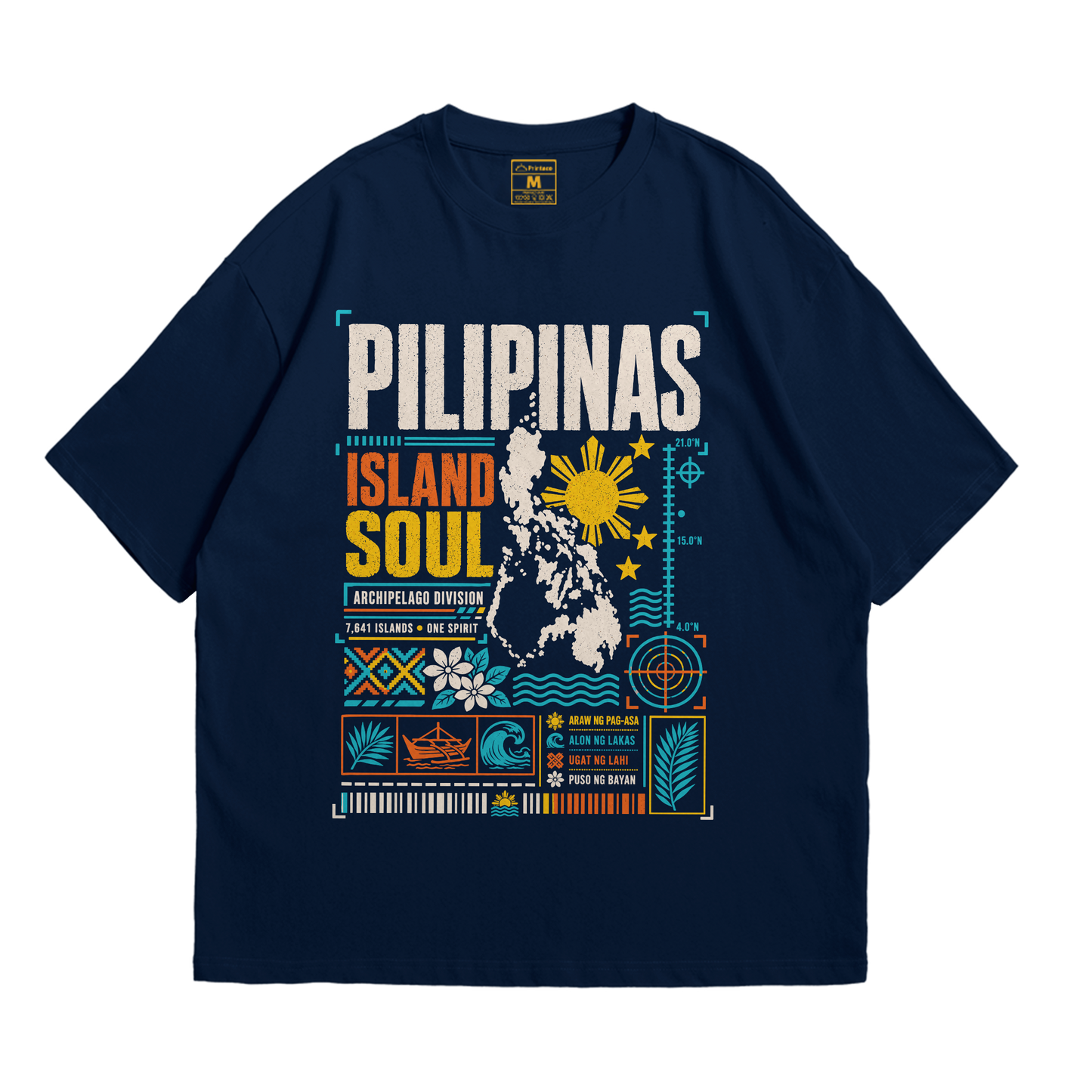 Premium Oversized Cotton Shirt: Island Soul