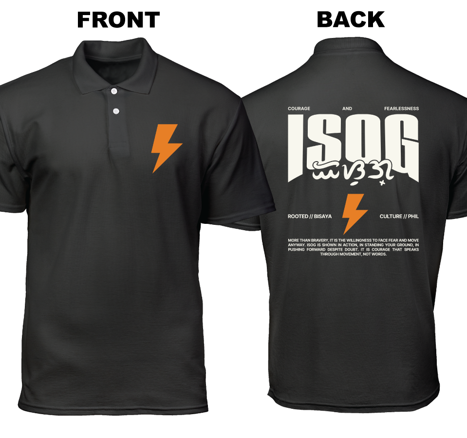 Cotton Polo Shirt: Isog (Front and Back)