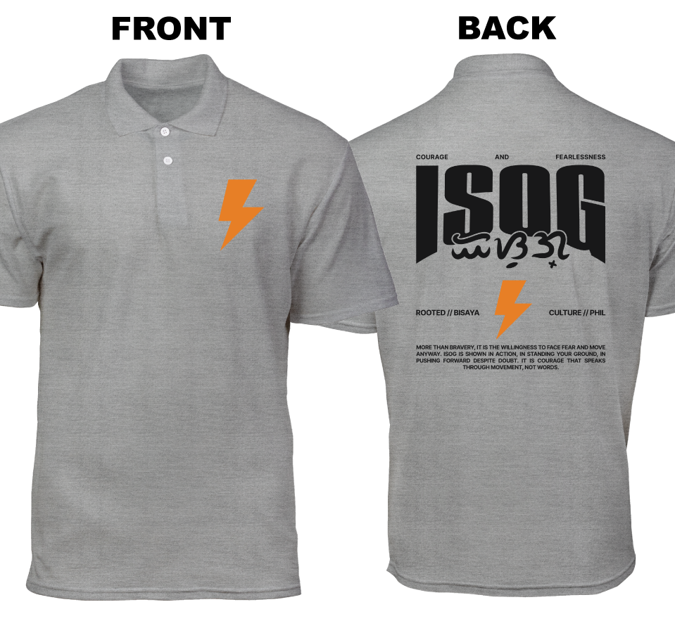 Cotton Polo Shirt: Isog (Front and Back)