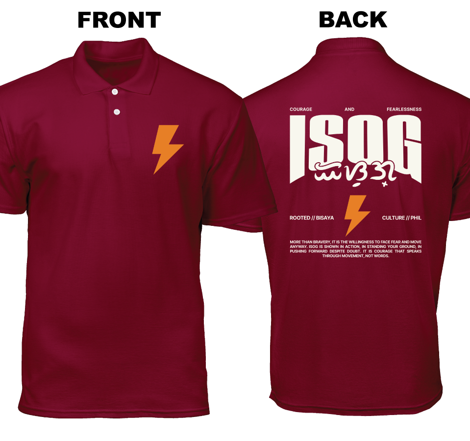 Cotton Polo Shirt: Isog (Front and Back)