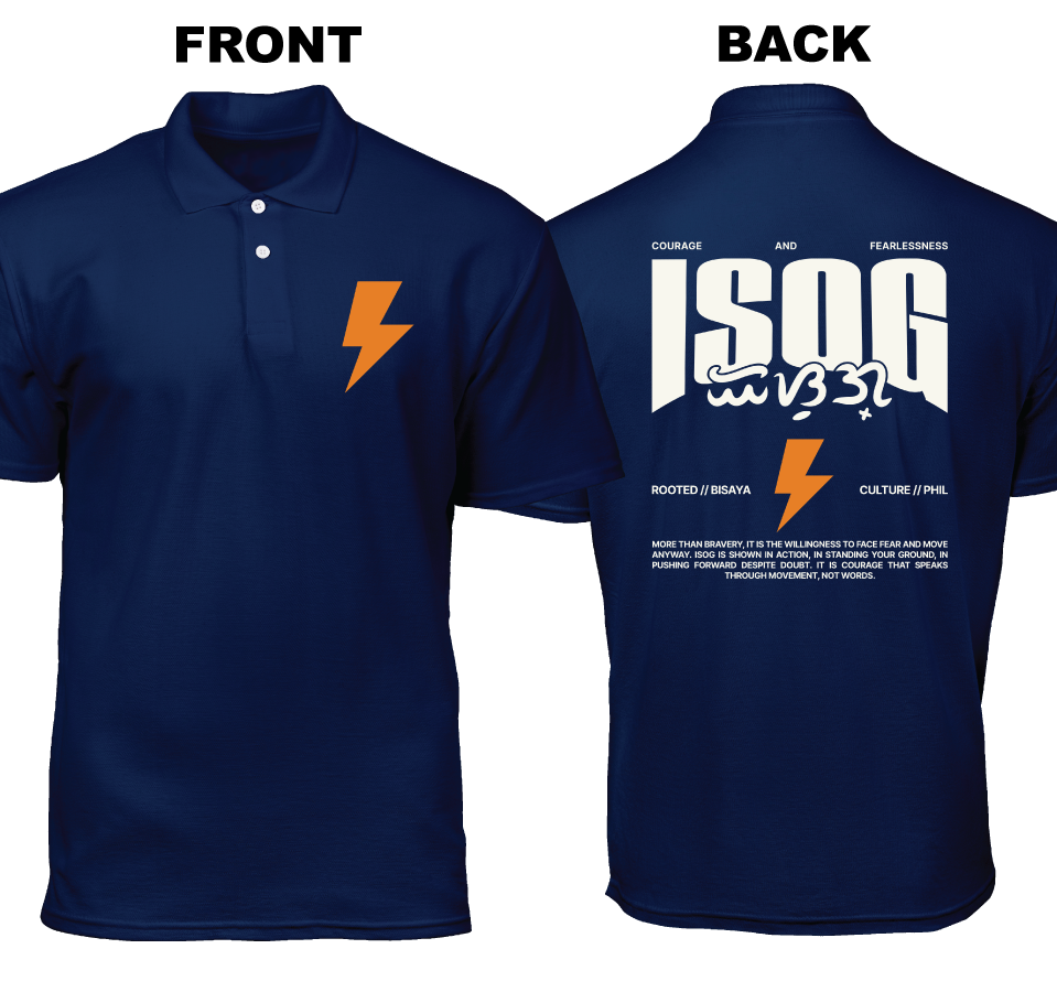 Cotton Polo Shirt: Isog (Front and Back)