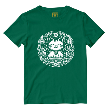 Cotton Shirt: Japanese Cat