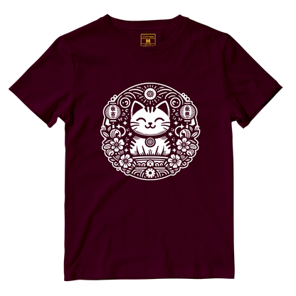 Cotton Shirt: Japanese Cat