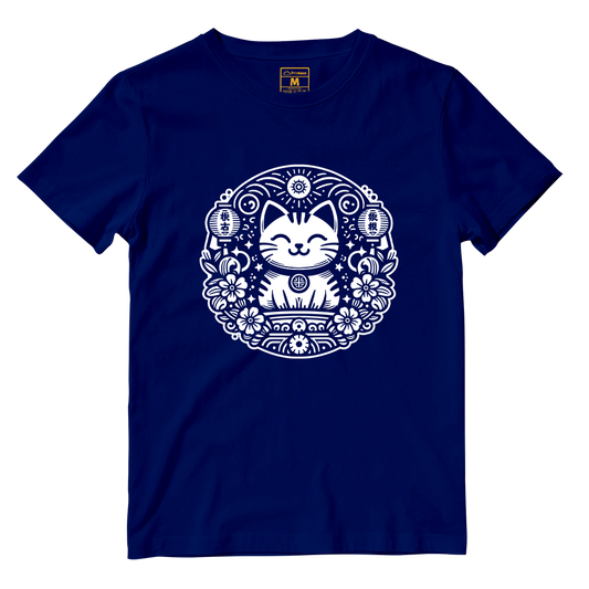 Cotton Shirt: Japanese Cat