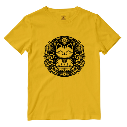 Cotton Shirt: Japanese Cat