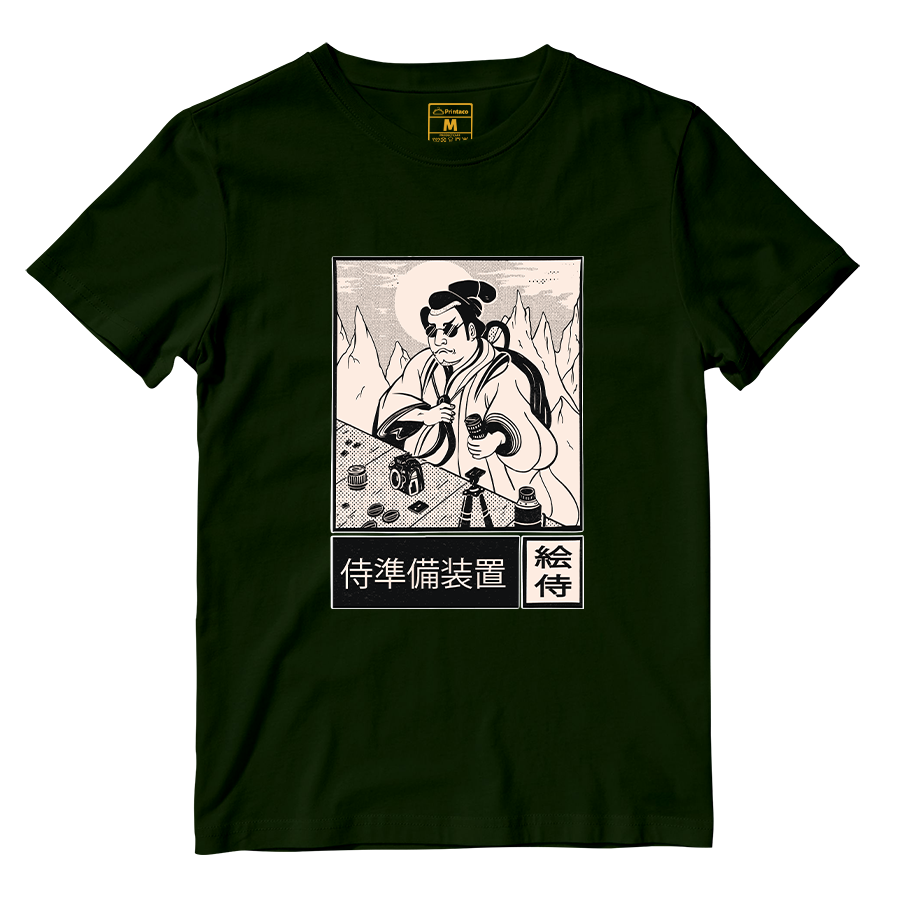 Cotton Shirt: Japanese Ink Art Photographer
