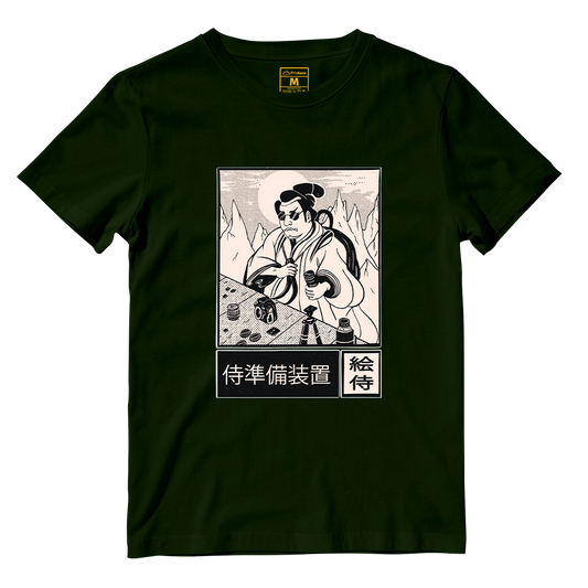 Cotton Shirt: Japanese Ink Art Photographer
