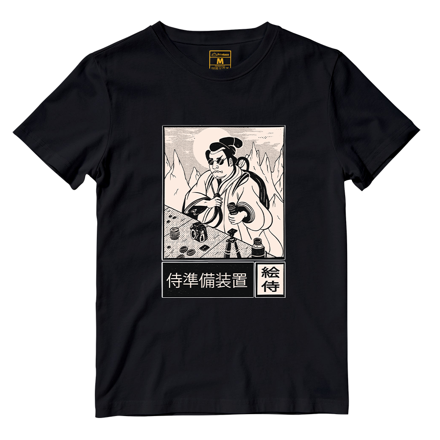 Cotton Shirt: Japanese Ink Art Photographer