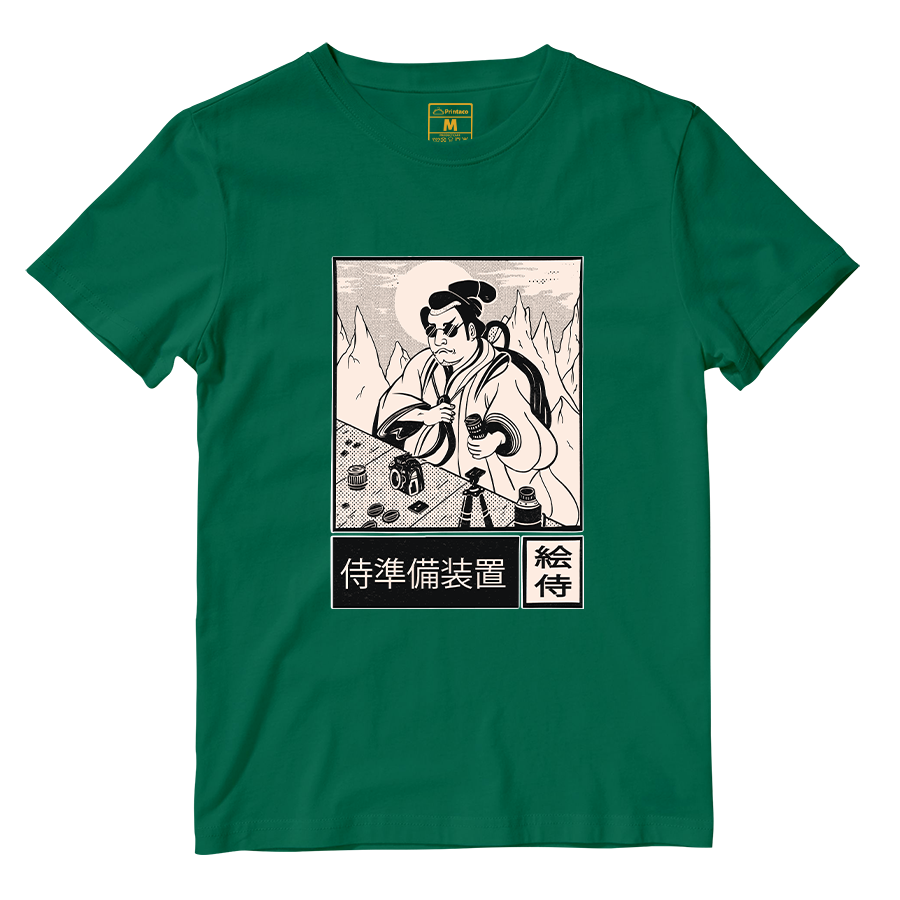 Cotton Shirt: Japanese Ink Art Photographer