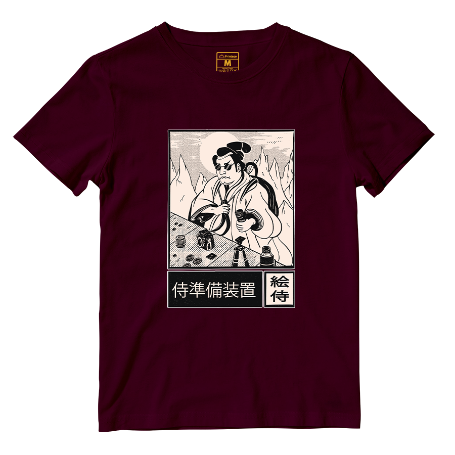 Cotton Shirt: Japanese Ink Art Photographer
