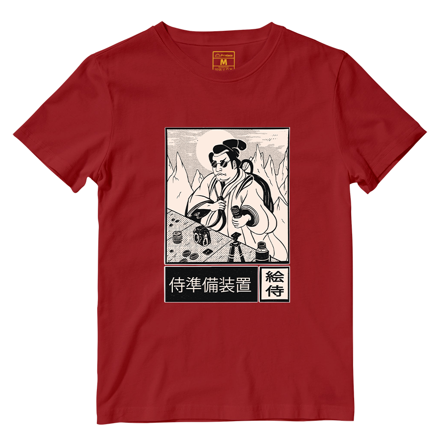 Cotton Shirt: Japanese Ink Art Photographer