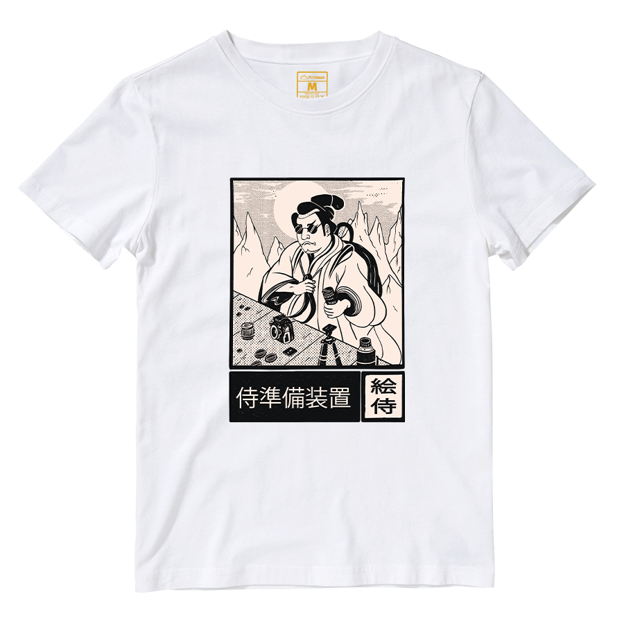 Cotton Shirt: Japanese Ink Art Photographer