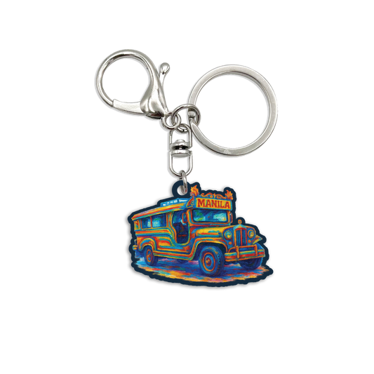 Acrylic Bag Charm: Jeepney