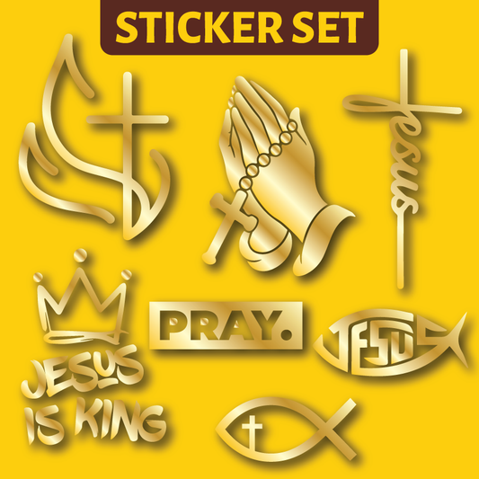 Vehicle Sticker: Jesus Set