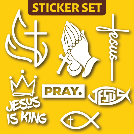 Vehicle Sticker: Jesus Set