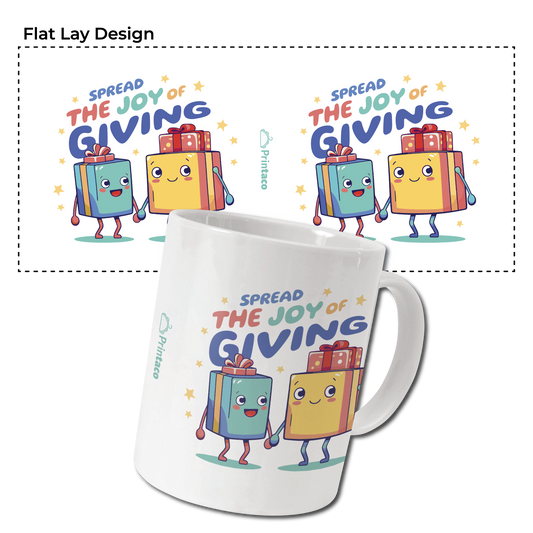 11oz Ceramic Mug: Joy of Giving