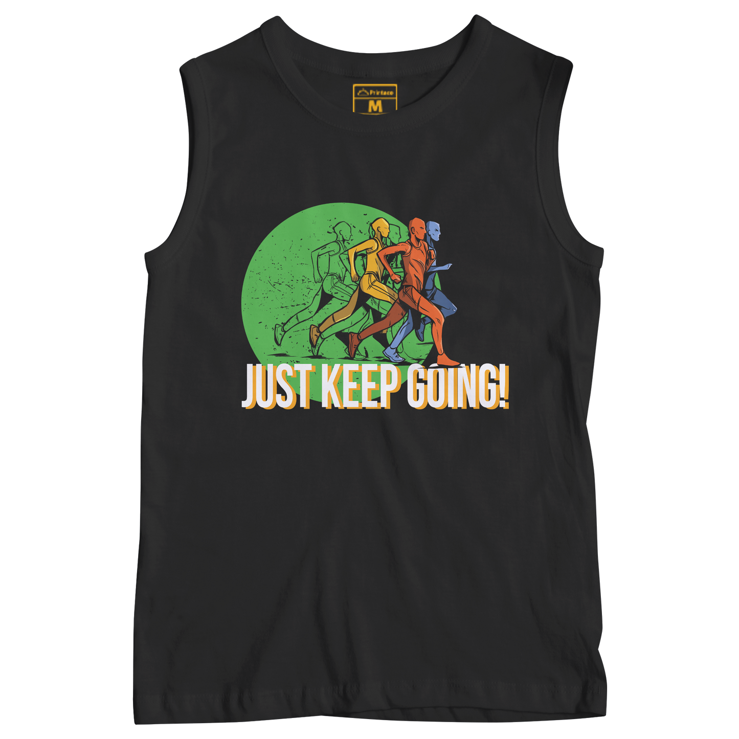 Sleeveless Drifit Shirt: Just Keep Going